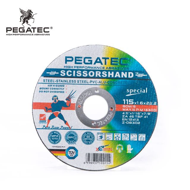 Rezalna plošča za jeklo, nerjavno jeklo, aluminij 125x1