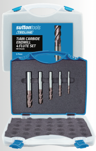 [E6360005] SET stebelni rezkar VHM-HPC Ø6, 8, 10, 12, 16 Tecline