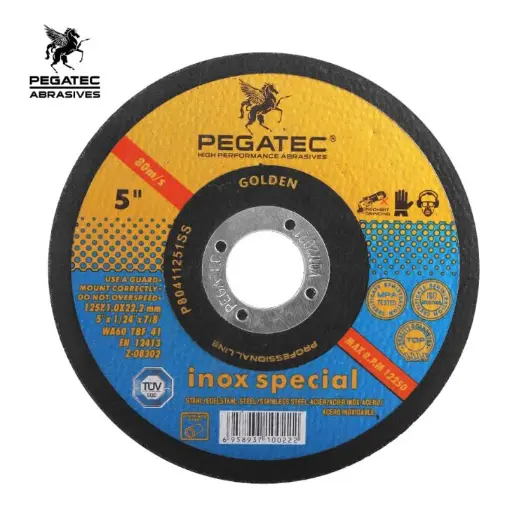 [P80411251SS] Rezalna plošča za nerjavno jeklo 125x1