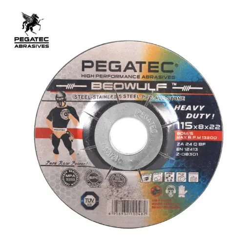 [SPC80271158] Brusna plošča za jeklo, nerjavno jeklo, aluminij, kamen 115x8